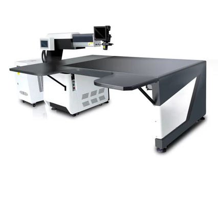 Werktafel voor laserspoelmachine met een enkelkanaal