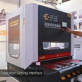 Ejon YZ1000SS Dubbelgordel 4 rollers Automatische metaalvliegtuigpoetsmachine Low Powe