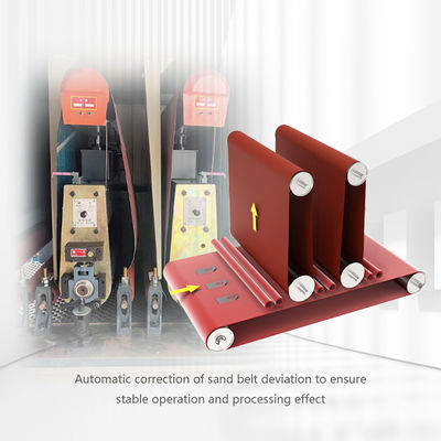 SS400 Metal oxide layer rust removal belt sanding machine met optionele slijpband