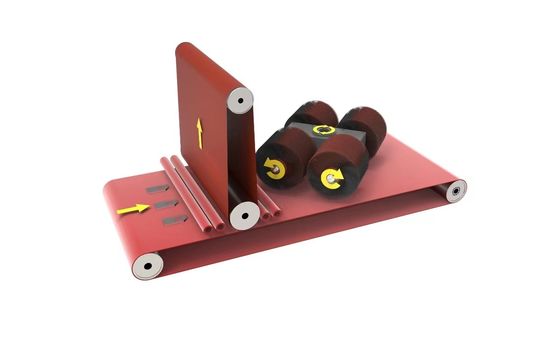 YZ1000S Debuur- en polijstmachine voor plaatmetaalrand voor variabele frequentiesnelheid