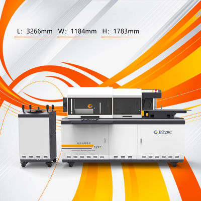 Geavanceerde ET20C Aluminium SS Iron Automatic Signage Bending Machine voor multifunctionele