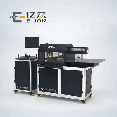 Gebogen 3D Aluminium Letters Met Ejon S13 CNC Channel Letter Bending Machine