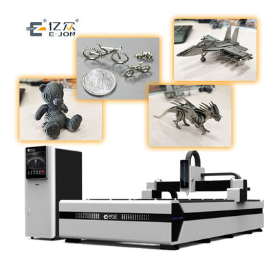 High Speed 1500W watergekoelde glasvezellasersnijmachine voor metaalplaten door Ejon