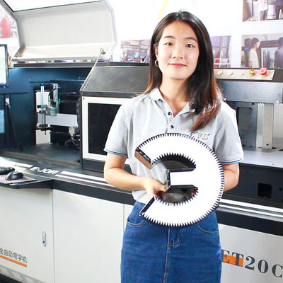 EJON ET20C CNC Auto Signs Letter Trimcap Aluminium Notching Flanging V-Cutting Channel Letter Bending Machine