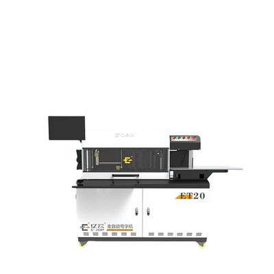 Gegalvaniseerde plaat materiaal Channel Letter Buigmachine met Fuji Servo Axis Control