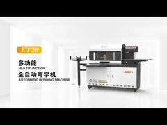 Roestvrij staal alfabet letter binder eind Muti-functie 3D aluminium profiel machine